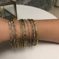 النگو و دستبند رنگ ثابت سایز ۳