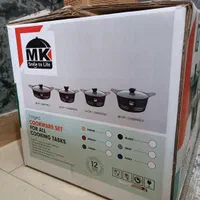 ست قابلمه چدن گرانیتی MK|ظروف پخت‌وپز|کرج, شهرک جهان‌نما|دیوار