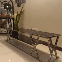 میز تلوزیون ۱۸۰ سانت استیل ۳۰۴