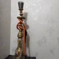 قلیان برنزی زیبا سنگین و (اگزوز)