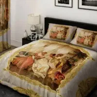 روتختی دونفره و پرده ست