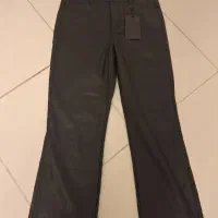 شلوار چرم مشکی برند اصل خارجی اصلا پوشیده نشده