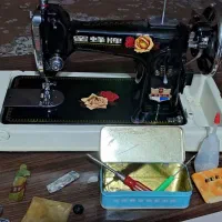 چرخ خیاطی ژاپنی مکانیکی نو با تمام متعلقات