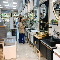 کابینت PVC Walnut نصب آسان در سرویس بهداشتی