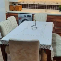 میز و صندلی ناهارخوری ۶ نفره با دو مبل ست