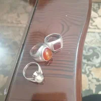 انگشتر نقره دوتاش اتیقه قدیمی|جواهرات|طرقبه, |دیوار