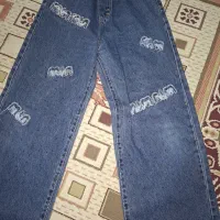 شلوار لی با کتش