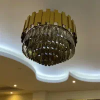 لوستر کریستالی کاملا نو