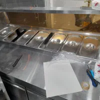 فروش تاپینگ زیر فریزر دو درب به همراه گرم کن