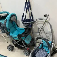 کالسکه کریر تخت گهواره ای آغوشی و تاب آویزی