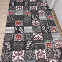 گلیم طرح گل درحد نو