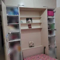 تخت کمجا یک نفره با کمد