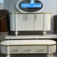 میز تی‌وی و کنسول آینه‌دار