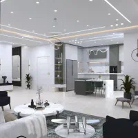 اجرایی کناف تایل 6060 ترمووال ماربل شیت لاین نوری