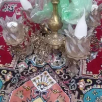 لوستر 4 شعله  و چراغ خطر اسپرت پرشیا