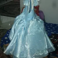 لباس پرنسسی آبی رنگ