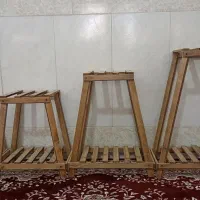 پایه چوبی گلدان