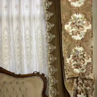 پرده پارچه ترک درحد نو چهار تکه