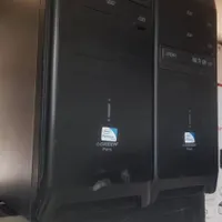۲ عدد کامپیوتر و ۲ مانتیور کاملا نو و پرینتر
