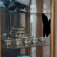 بوفه ویترین و میزتی وی