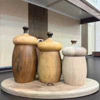 پا سماوری چوبی / چوب گردو