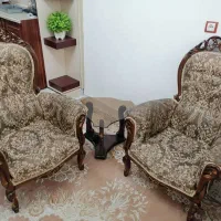 مبل سلطنتی 9 نفره|مبلمان خانگی و میز عسلی|بندر گناوه, |دیوار