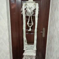 آویز گلدان مکرومه