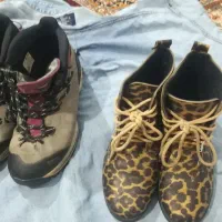 فروش دو جفت نیم پوتین پاییزی با شماره 40|کیف، کفش، کمربند|سنندج, |دیوار