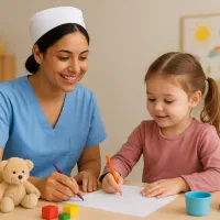 پرستار کودک در محل کار