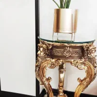 پایه بهمراه عقاب طلایی و میز کنار سالنی|مجسمه، تندیس، ماکت|تهران, باغ فیض|دیوار