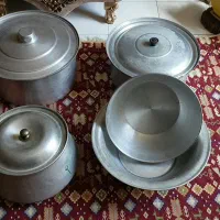 قابلمه‌های روحی ضخیم بسیار تمیز در سایزهای مختلف