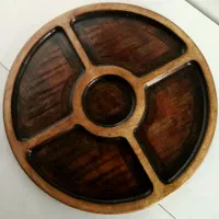 سینی چوبی،رگال،میوه خوری،ظروف چوبی