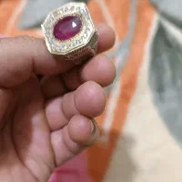 انگشتر نقره یاقوت سرخ افریقایی