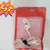 هدفون اورجینال آیفون درحدنو۳تا ب همراه میکروفون