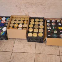 شیشه مربا یاترشی300عدد
