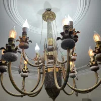 لوستر برنز آنتیک و سنگی