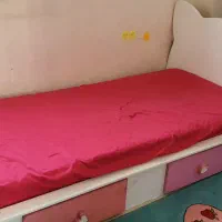 تختخواب دخترانه کیتی|تخت و صندلی بچه|اهواز, گلستان|دیوار