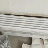 کرکره ریلی سفید/ریل شیار دار