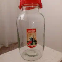 دبه شیشه ای 6لیتری