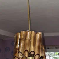 لوستر بامبو|لوستر و چراغ آویز|سلمان‌شهر, |دیوار