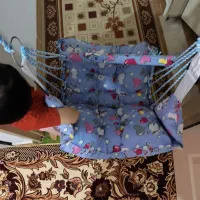 فروش تاب کودک پارچه ای صفر در حد نو|اسباببازی بچه|آستانه اشرفیه, |دیوار