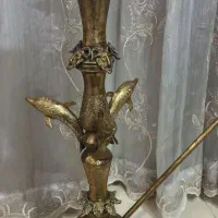 قلیان عتیقه برنز|کلکسیون اشیاء عتیقه|کرج, عظیمیه|دیوار