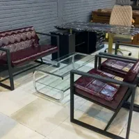 مبل اداری کانتر میز مدیریت آبی وکیوم صندلی انتظار|دفتر کار|چهاردانگه (تهران), |دیوار