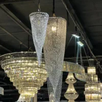 لوستر  کریستالی/تالار/باغ