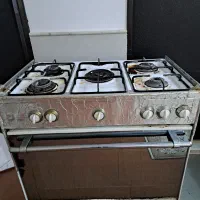 گاز5شعله خانگی دست 2 کارکرده سالم مشتری نقدتخفیف