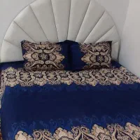 تخت دونفره همراه با تشک کاملا سالم و نو قیمت۸۵۰۰|تخت و سرویس خواب|شوش, |دیوار