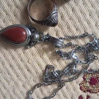 انگشتر و گردنبند|کلکسیون اشیاء عتیقه|کوهدشت, |دیوار