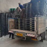 تراورس چوب راه آهن،پالت پلاستیکی،صندوق،جعبه|حراج|فلاورجان, |دیوار