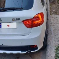 کوئیک R ۱۴۰۰ سفید مشکی خونگی + پخش حرفه ای|خودرو سواری و وانت|لنجان, |دیوار