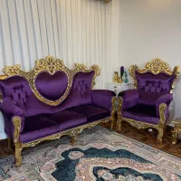 مبل سلطنتی ۷ نفره (درحدنو)|مبلمان خانگی و میز عسلی|خلخال, |دیوار